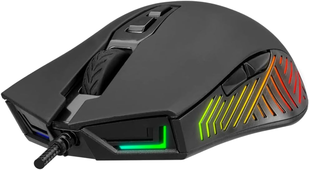 SMX-G68 SPEAR Full RGB 7200DPI Siyah 7D Makrolu Gaming Oyuncu Mouse