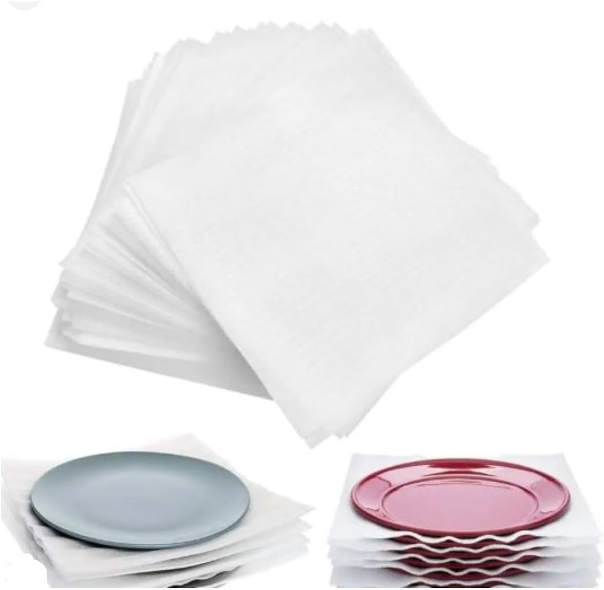 Kırılacak Eşyaları Sarma,Şilte Tabak Arası Bardak Cam Sarma Şiltesi 30cm x40cm, 100 Adet