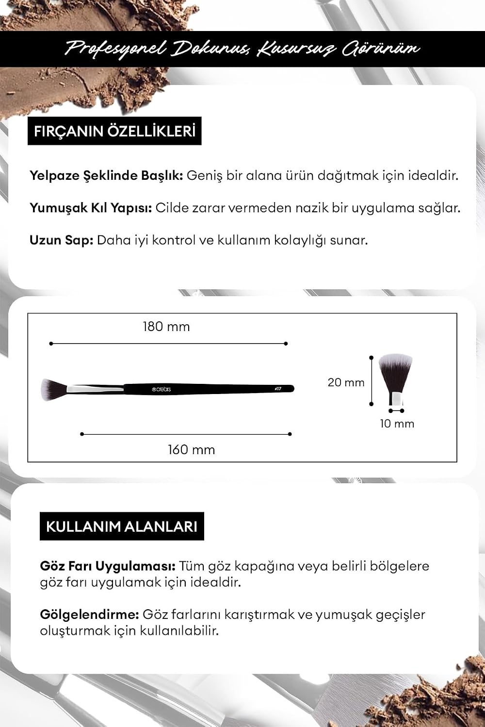 Far Karıştırma Fırçası Blending Brush #117
