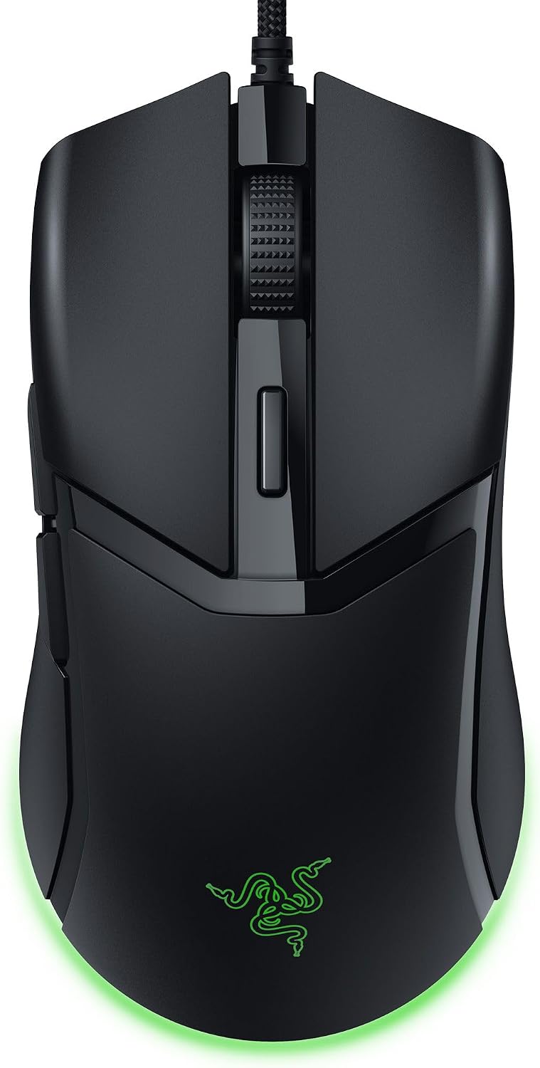 Cobra Kablolu Oyun Faresi: 58g Hafif Tasarım - Gen-3 Optik Anahtarlar - Underglow ile Chroma RGB Aydınlatma - Hassas 8500 DPI Optik Sensör -% 100 PTFE Fare Ayakları - Speedflex Kablo - Siyah