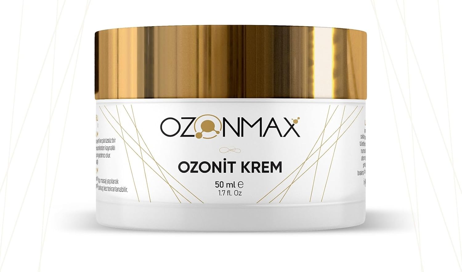 OZONİT KREM 50 ML - Cildin Oksijen Seviyesini üç Katakadar Artırırı ve Cilt tonunu Eşitler akne Leke Gibi Cilt Problemlerinde Kullanılır.