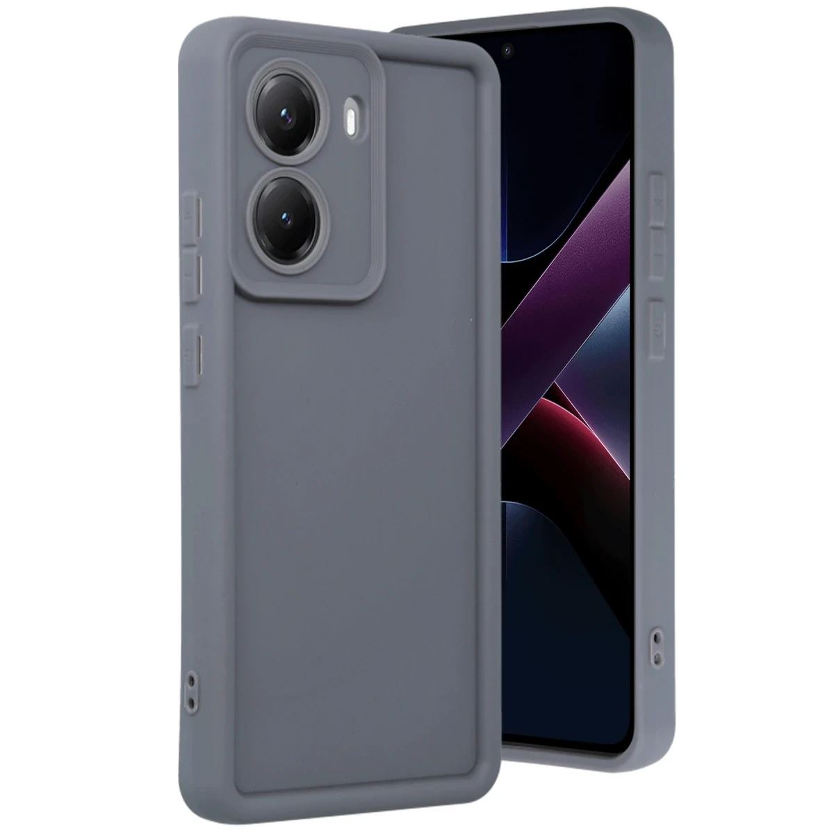 Xiaomi Poco X7 Pro Viera Silikon - Gri