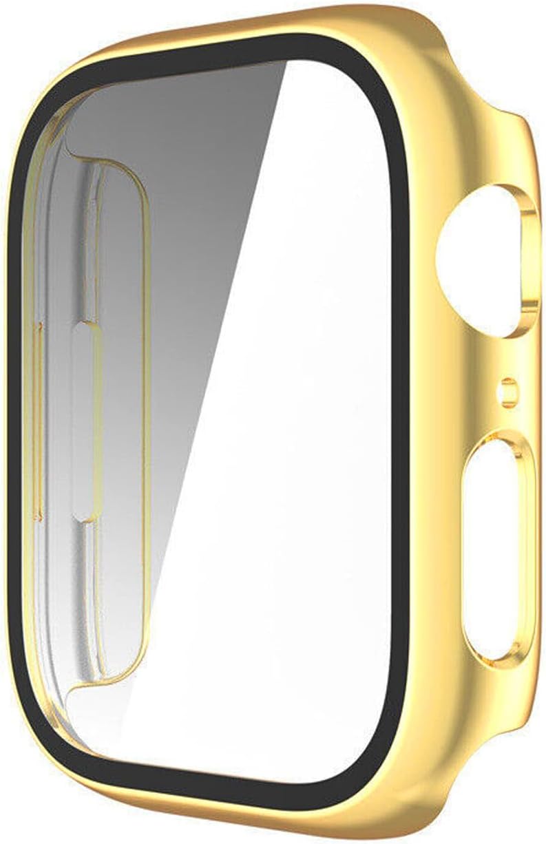 Apple Watch Series 9 45mm için Kılıf Matte Premium Slim WatchBand Gold [Watch Series 9 45mm ile Uyumlu Kılıf - Gold]