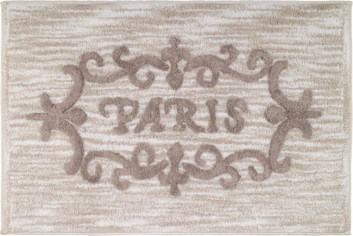 Banyo Paspası, Pamuklu Banyo Halısı, Şık Ev Dekoru (Paris Botanik Koleksiyonu)