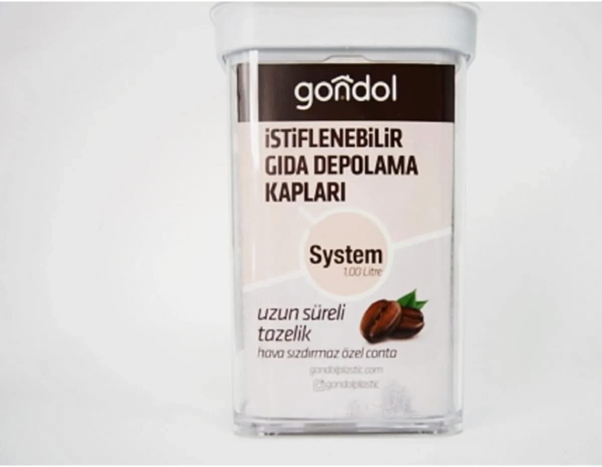 Istiflenebilen Gıda Depolama Kapları 1. Lt