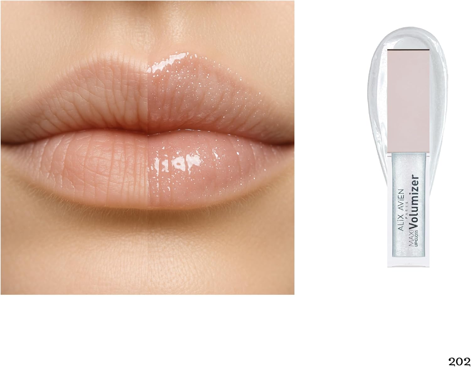 Maxivolumizer Lipgloss 202 - Maxipearl - Kalıcı Ve Nemlendirici Ruj - Dolgunlaştırıcı Etki