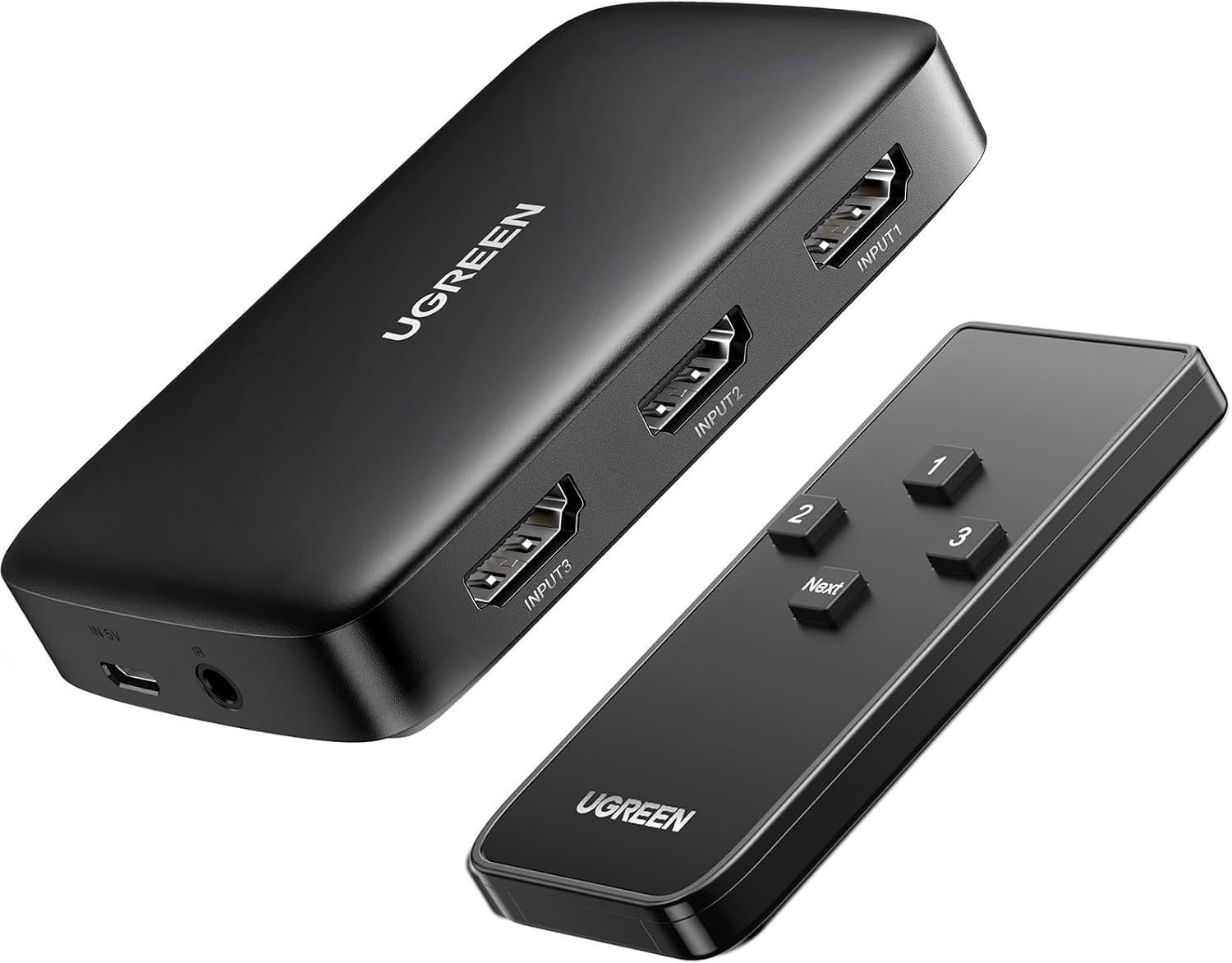 HDMI Anahtarı 4K 3'ü 1 arada HDMI Ayırıcı UHD TV Çubuğu, HDTV, Dizüstü Bilgisayar PS4, X-Box'ı Destekler
