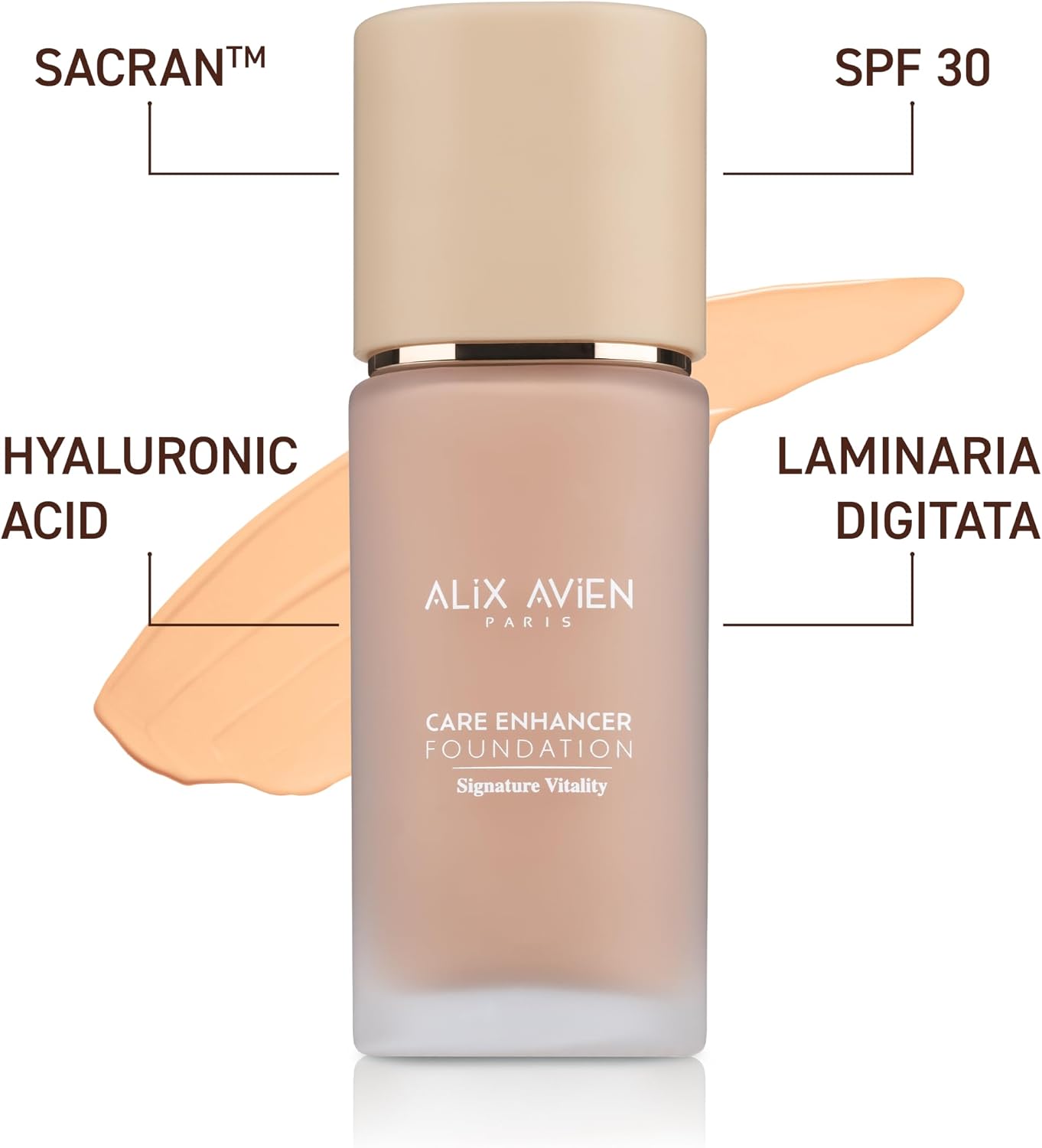 Kırışıklık Karşıtı Nemlendirici SPF30 Parlak Bitişli Fondöten Care Enhancer 815 Warm Honeywheat