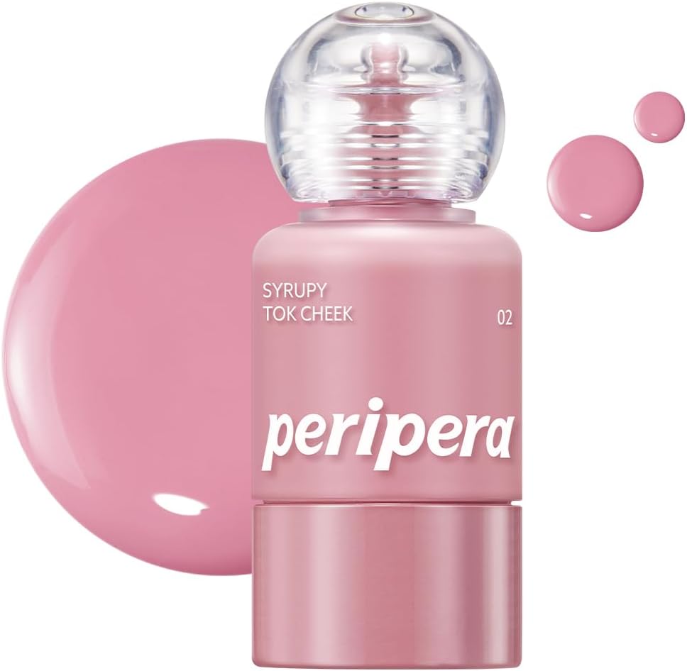 İnce Yapılı, Ciltle Bütünleşen, Pigmentli Likit Allık Syrupy Tok Cheek (02 Milky Lavender)