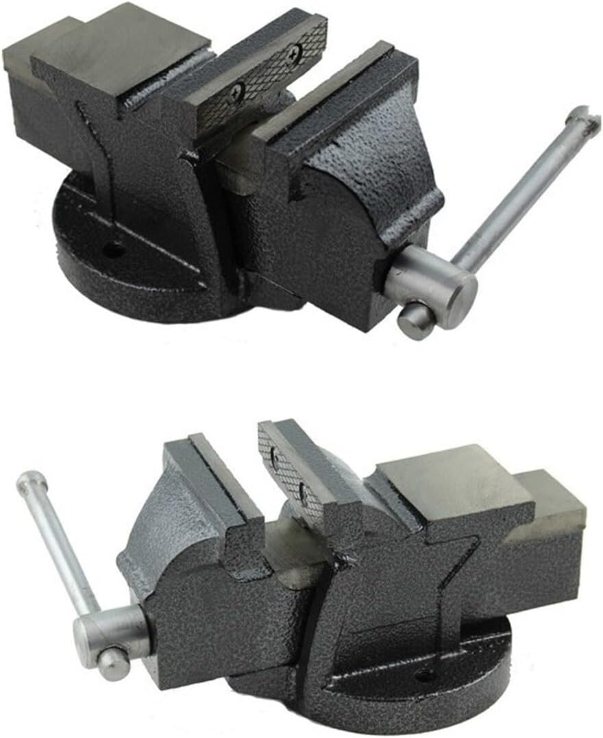 Alman 100 mm Örslü Sabit Mengene Özel Alaşımlı Paslanmaz Dövme Çelik Masa ve Tezgah Mengenesi 4''