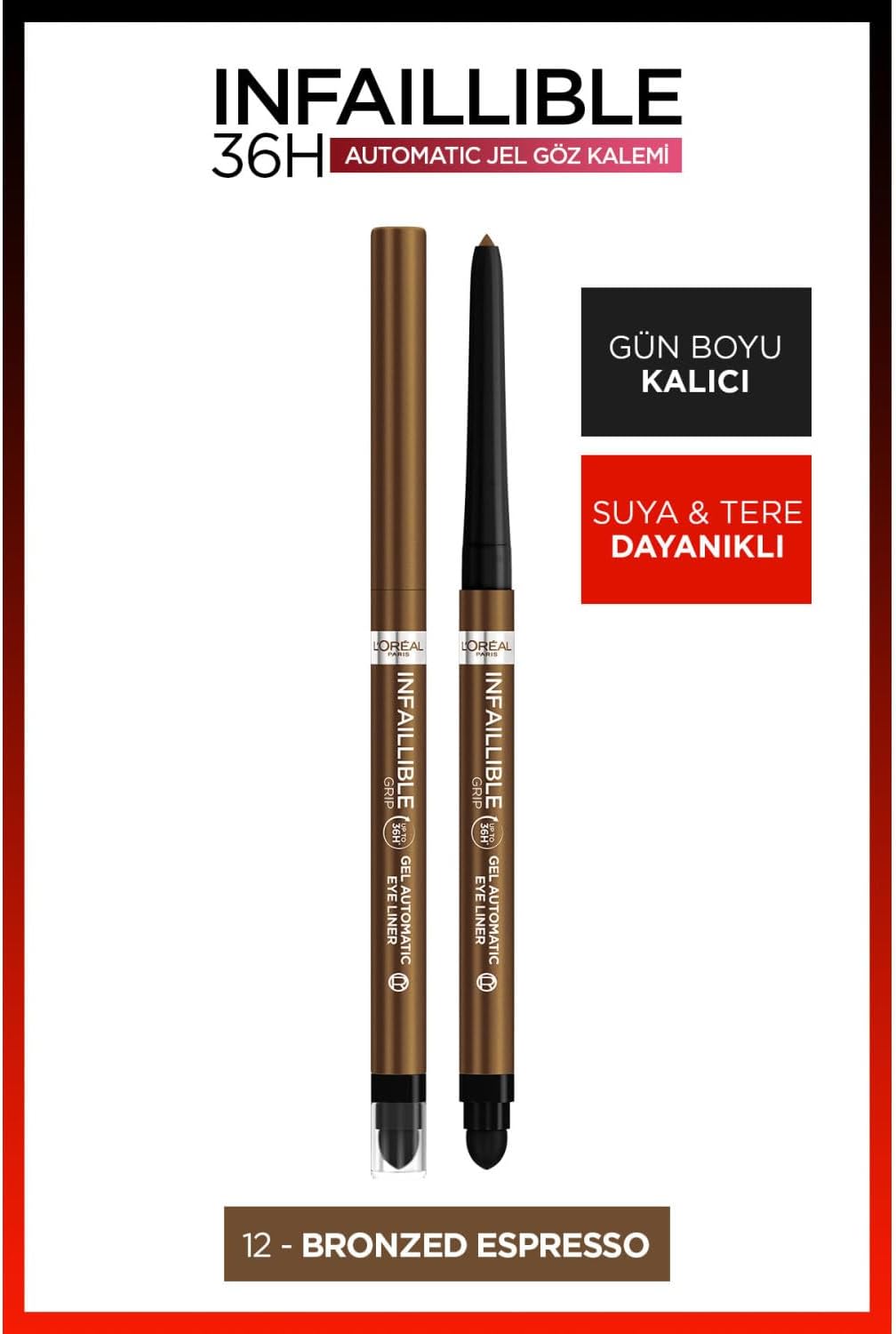 Infaillible Göz Kalemi - 12 Bronzed Espresso