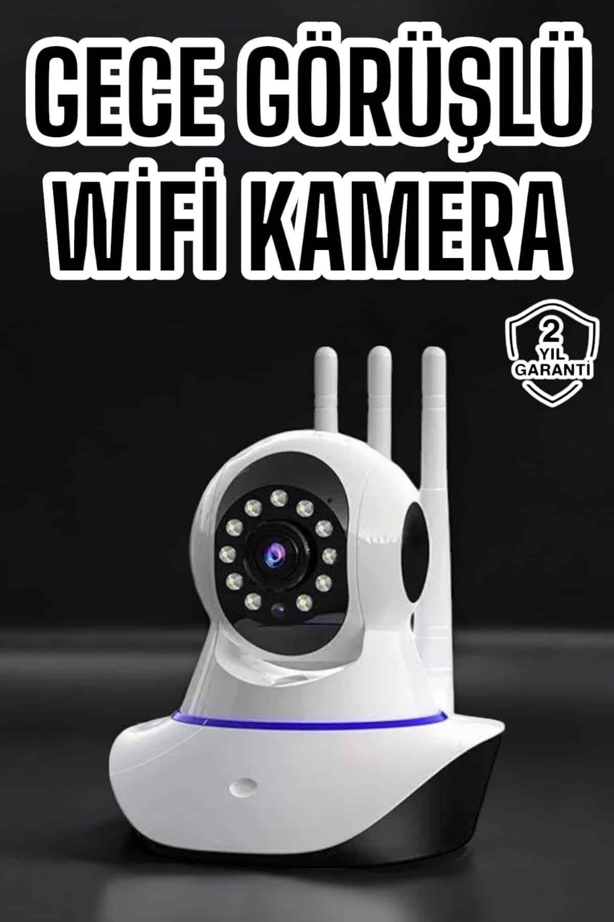 Ev Kamerası Wifi Kamerası Video Kayıt Çift Yönlü Hareket Sensörü Bebek
