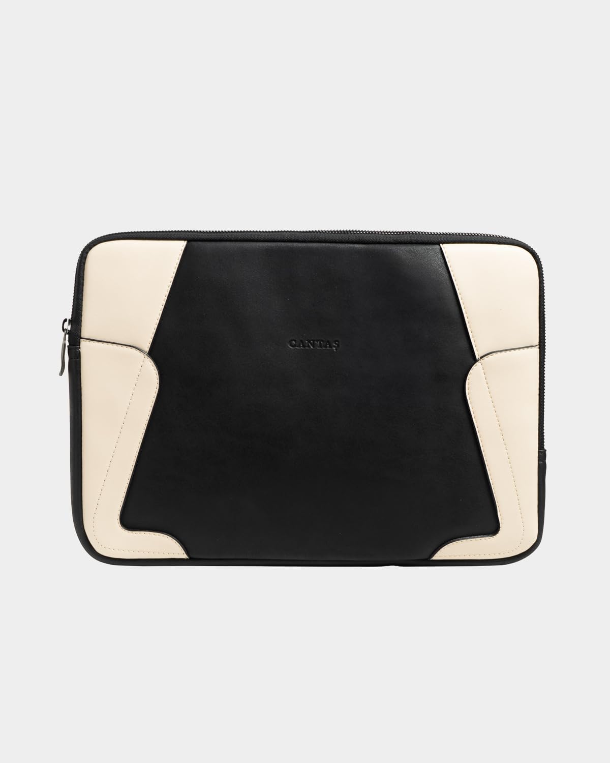 13-14 inç Laptop Kılıfı, Siyah ve Bej, Su Dayanıklı, İnce ve Hafif Tasarım, 35 x 25 x 2.5 cm (Siyah-BEJ)
