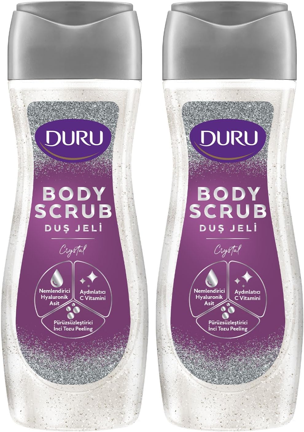 Body Scrub Crystal Duş Jeli 2x450 Ml