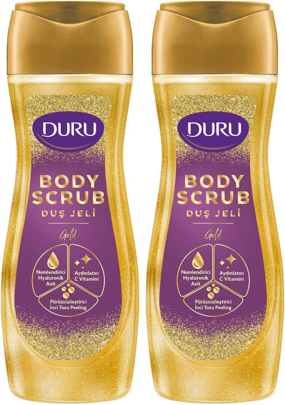 Body Scrub Gold Duş Jeli 2x450 Ml