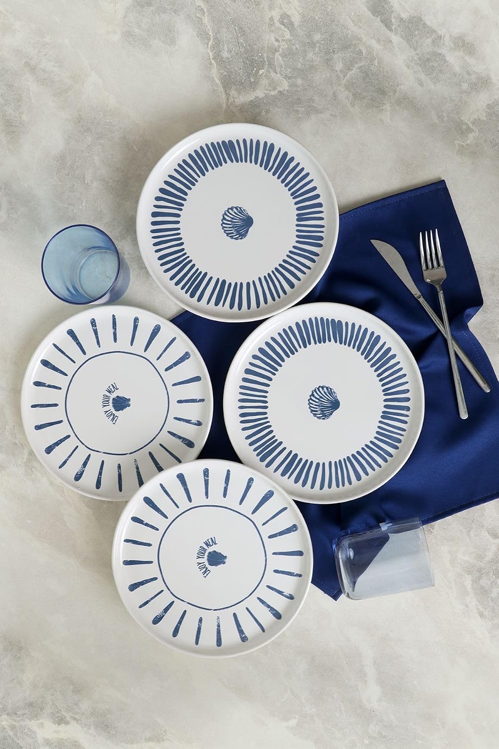 Ocean Muse Nordıc Pasta Tabağı 22 Cm 4 Adet 22953-54