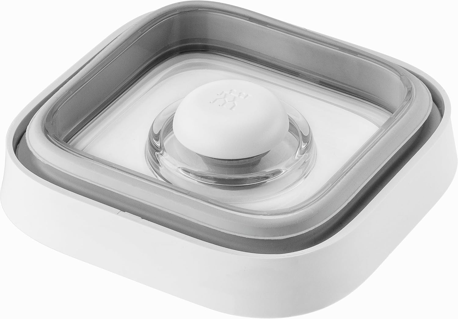Fresh & Save Cube difüzör seti, vakum fonksiyonu için 6 parçalı aksesuar, BPA içermez, bulaşık makinesinde yıkanabilir, beyaz