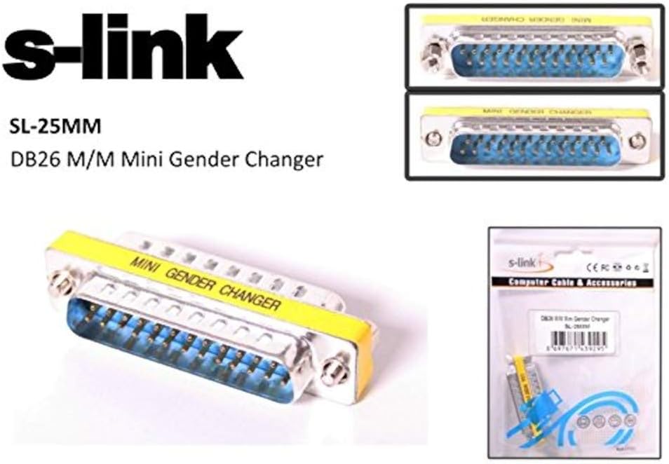 SL-25MM DB25 M/M Mini Çevirici