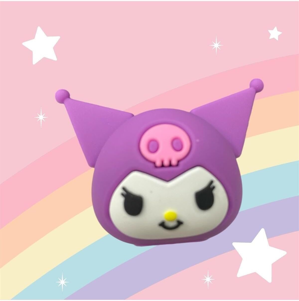 Genç Dijital Baskı Kuromi Sanrio Kalemtıraş, Lila 8698684329788q