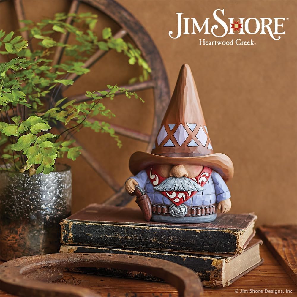Jim Shore Kovboy Cüppesi, Heykelcik, 17 cm H