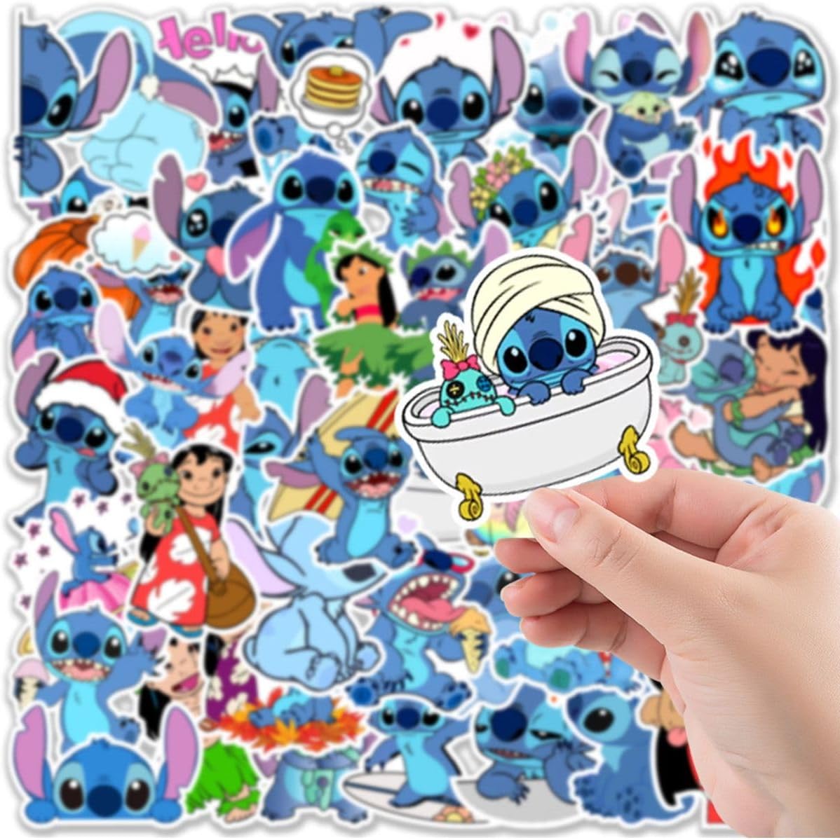 Stitch Seri 2 Defter Suluk Laptop Notebook Tablet Telefon Kılıf Sticker Seti