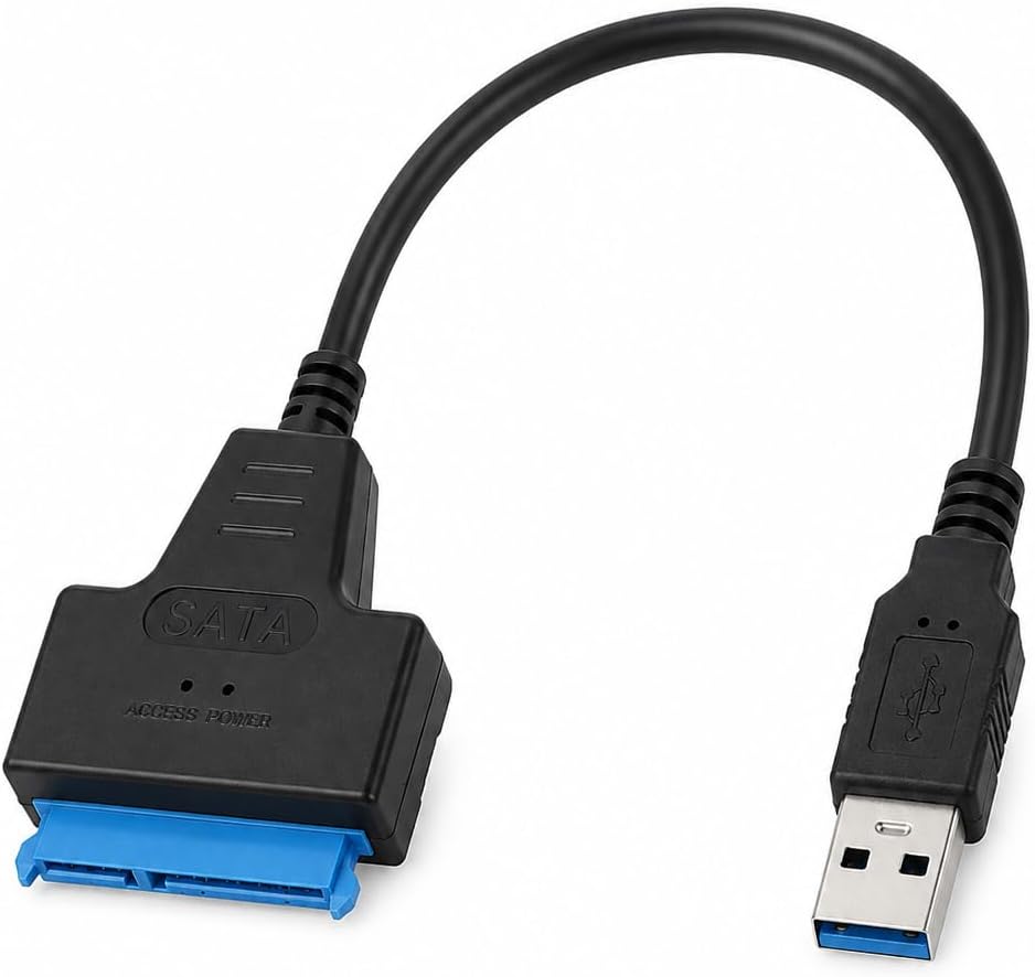 USB to Sata Usb 3.0 to Sata 22PIN 2,5 inç Adaptör HDD SSD Harici Sabit Disk Dönüştürücü Kablo