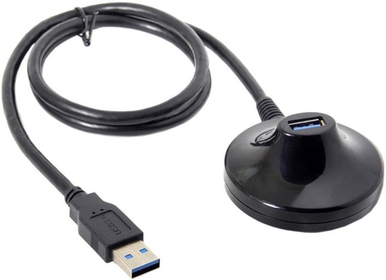 Parcbeny 5552 1 Metre Usb 3.0 Standlı Dişi Erkek Uzatma Kablosu 1 Metre USB 3.0 erkek dişi uzatma dock standlı istasyonlu kablo