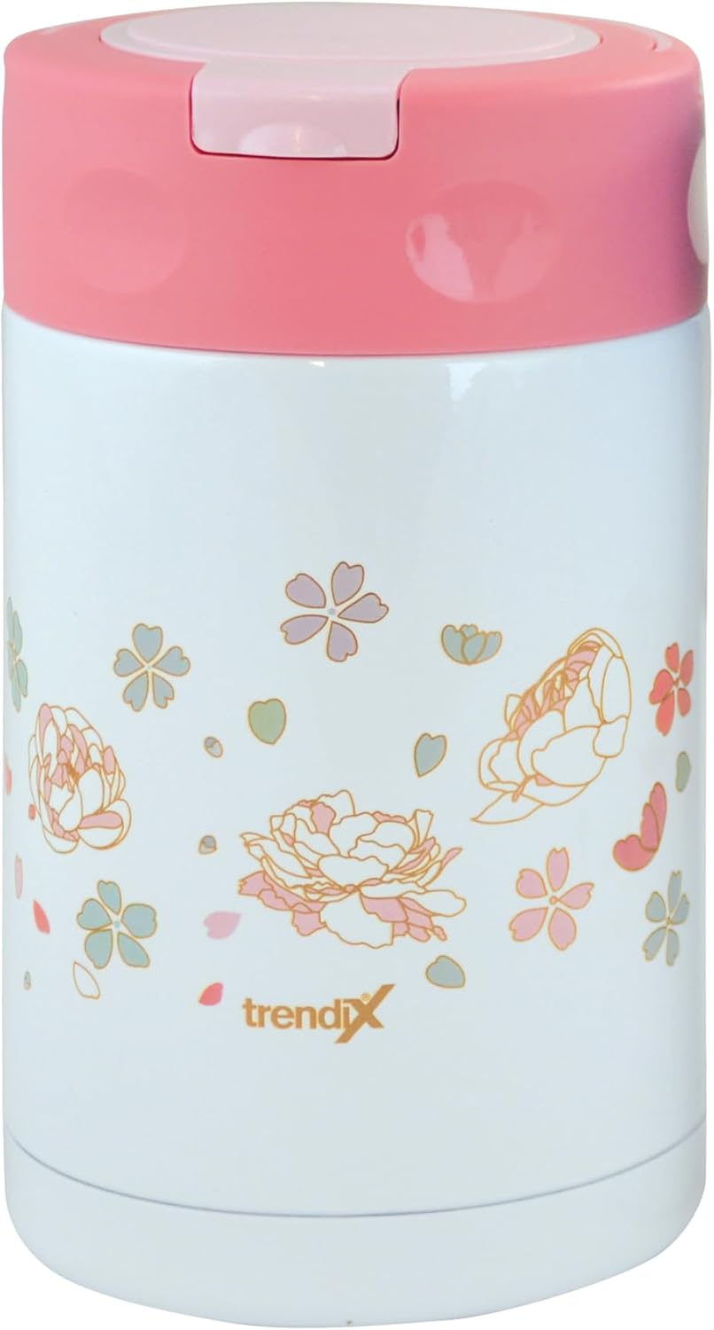 Çelik İçli Termos 500 Ml Pembe Çelik Kaşık İle Tx-6129