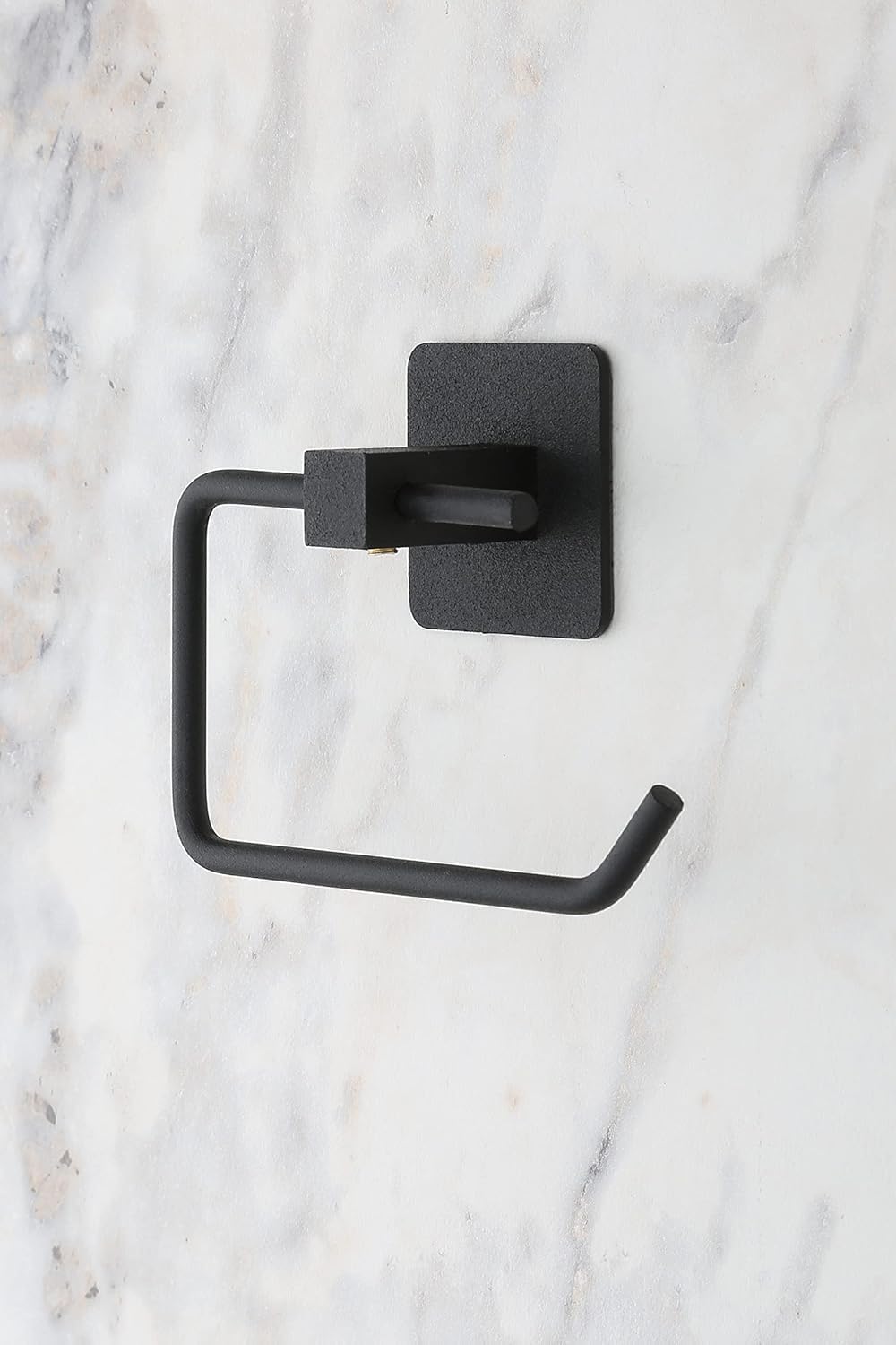Yapışkanlı Tuvalet Kağıdı Askısı,Siyah, Metal,Tuvalet kağıdı tutucu (Wc.K.Tutucu)