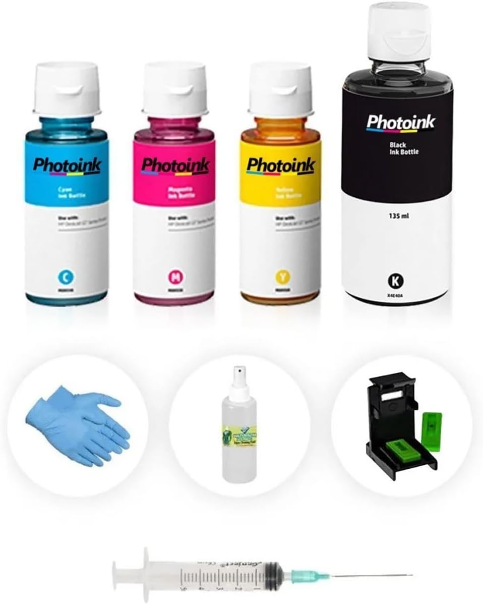 Star Film 2710/2720/2721/2320/2321 Yazıcı Uyumlu Photoink Plus Siyah ve Renkli Kartuş Dolum Seti