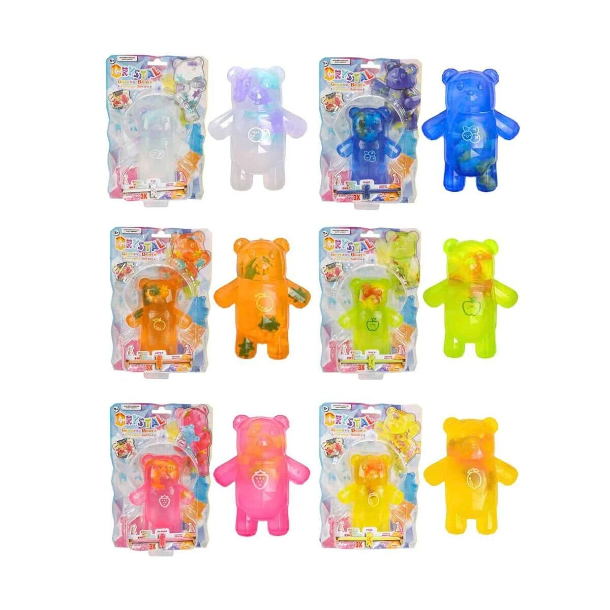 12348 SUN-BTF-FİGÜR CRYSTAL GUMMY BEARS FOREVER SERIES 14CM 6A(Belirtilen fiyat, tekli satış için adet fiyatıdır.)