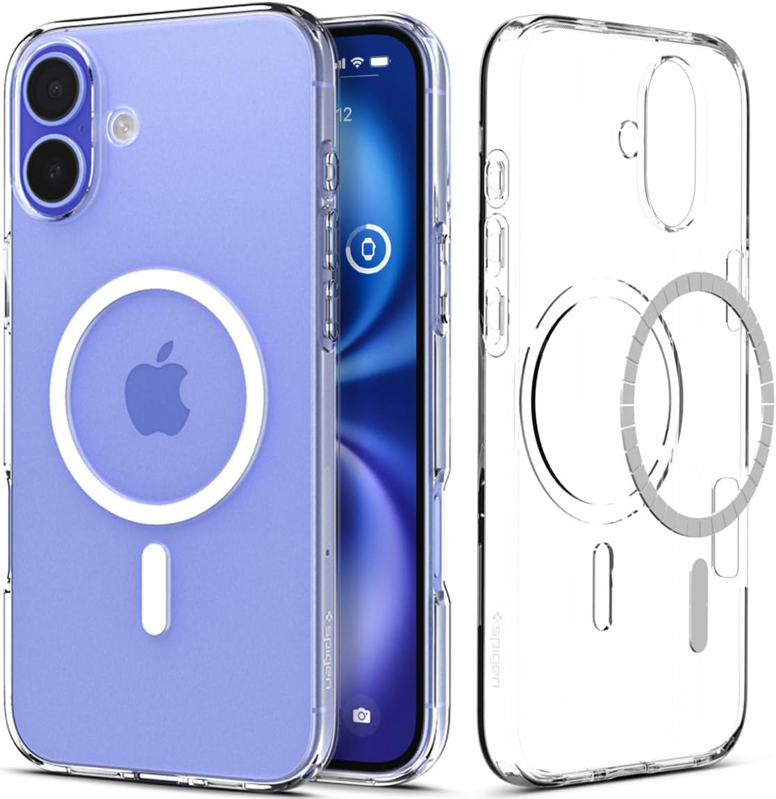 iPhone 16 ile Uyumlu Şeffaf MagSafe Kılıf Liquid Crystal Mag Fit Crystal Clear - ACS08390