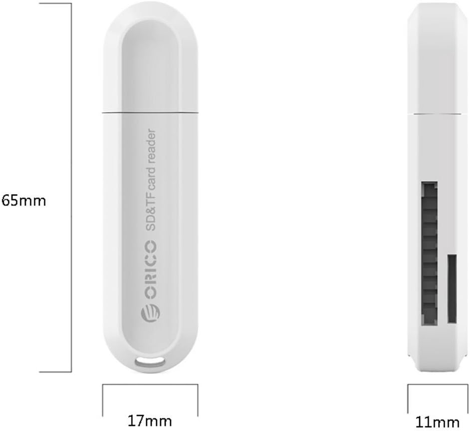 CRS21 USB 3.0 SD TF Micro SD Kart Okuyucu Beyaz