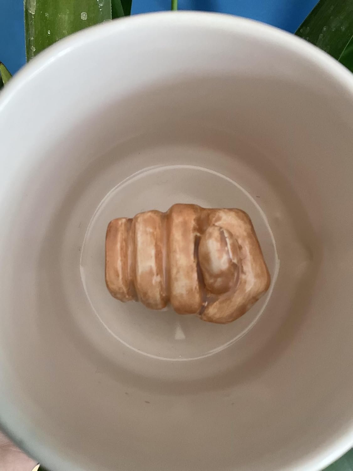 Nah kupa Sürpriz Yumruk Figürlü Seramik Kahve Kupası