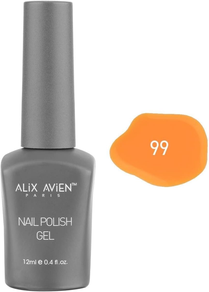 Sarı Kalıcı Oje 99-Yoğun Renk Veren Jel Oje 12 ml-Nail UV Gel Polish 99