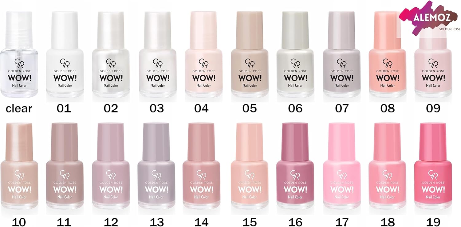 Wow Fall&Winter Collection Nail Color No: 303 - Parlak Bitişli Mini Oje 6 ml - Kış Koleksiyonu