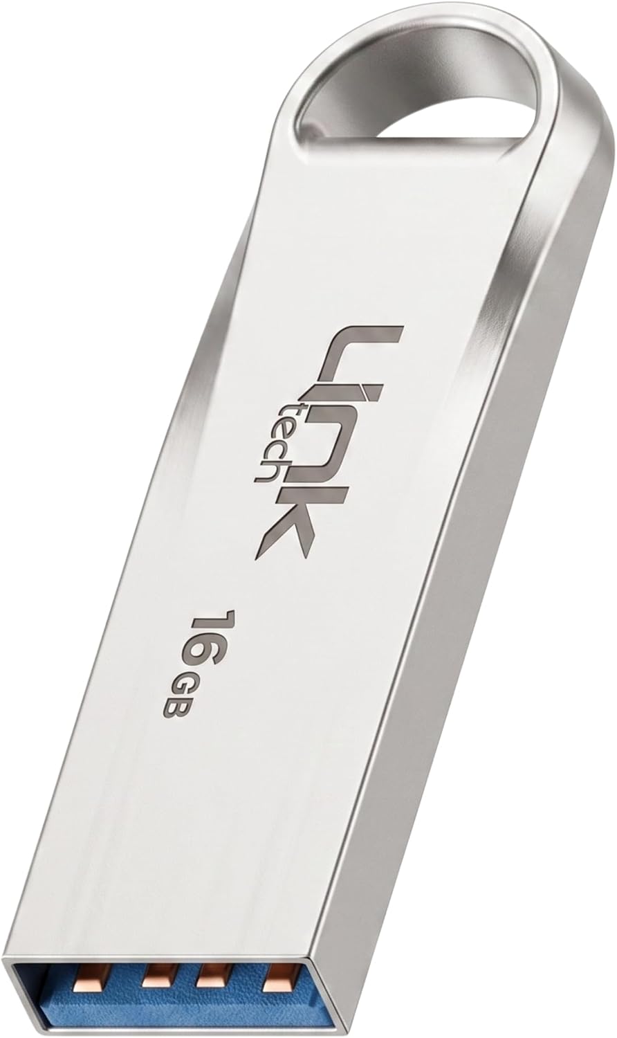 16 GB USB Flash Bellek - USB 3.0/2.0 Uyumlu, 25 MB/s Okuma Hızı, Taşınabilir Mini Bellek, Dayanıklı Veri Depolama (5 Yıl Garanti)
