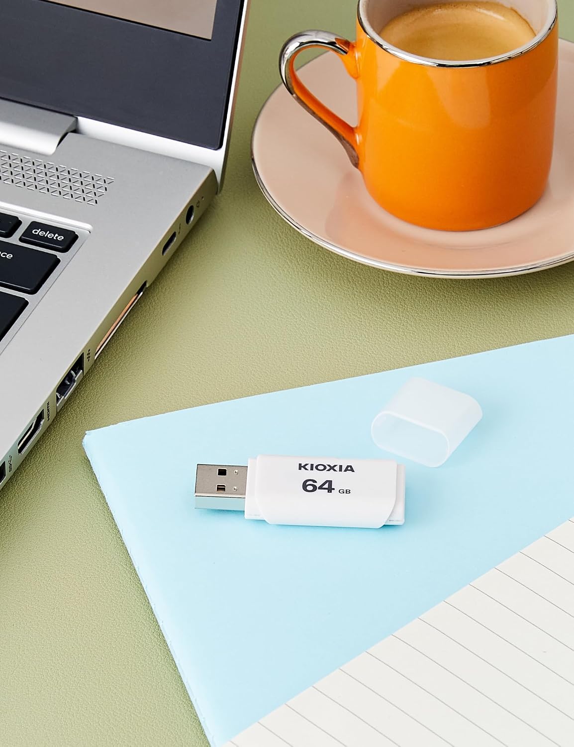 TransMemory U202 64GB USB Bellek – USB 2.0, Beyaz