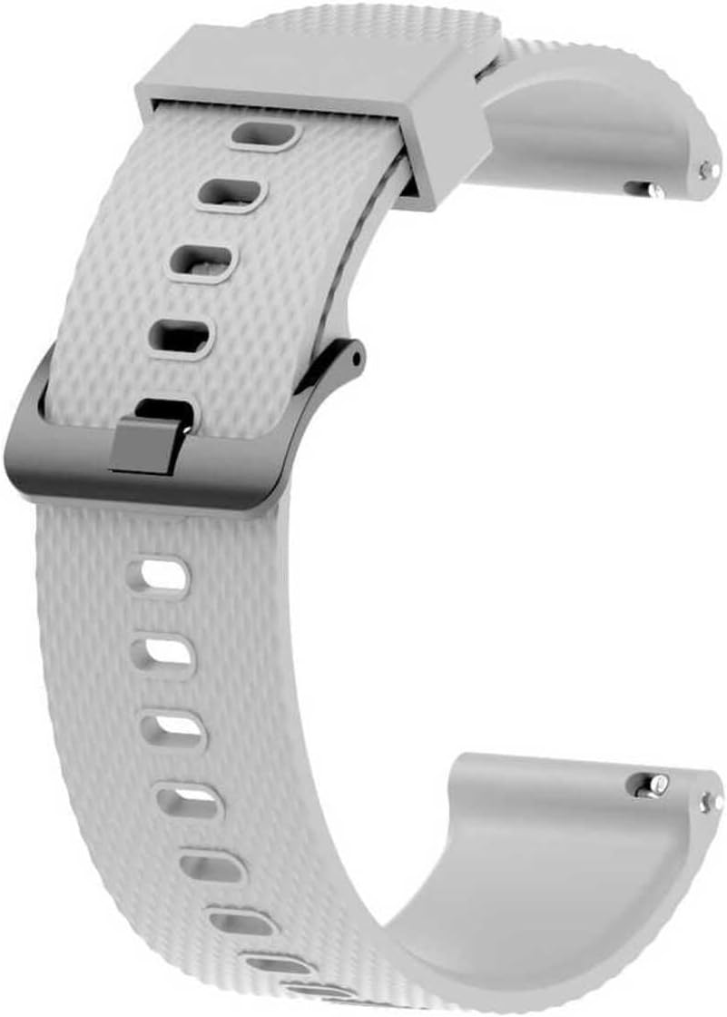 Gri KRD-46 20mm Zore Kordon-Gri Huawei GT2 42mm ile uyumlu