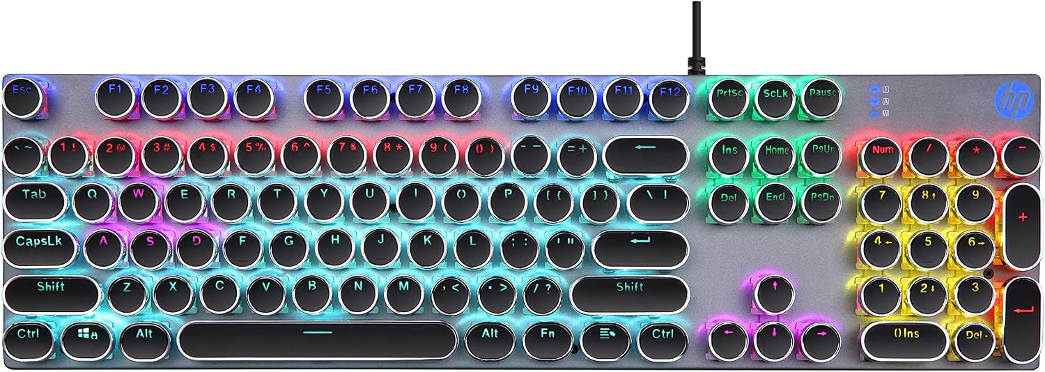 GK400Y Rgb Gaming Oyuncu Klavyesi Brown Kahverengi Switch Tam Boy İngilizce Q