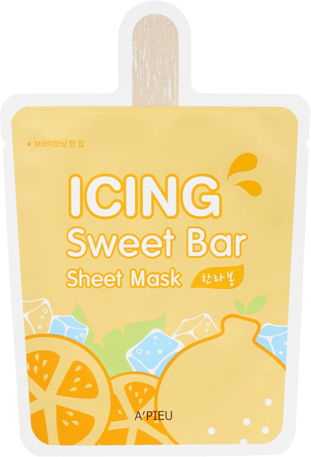 Portakal İçerikli Aydınlatıcı, Ferahlatıcı Maske Icing Sweet Bar Sheet Mask (Hanrabong)