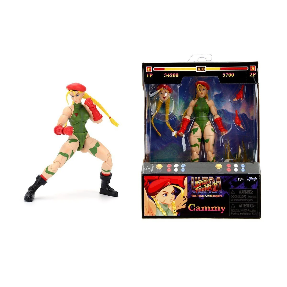 253252033 Jada Street Fighter II Cammy 6 Figure