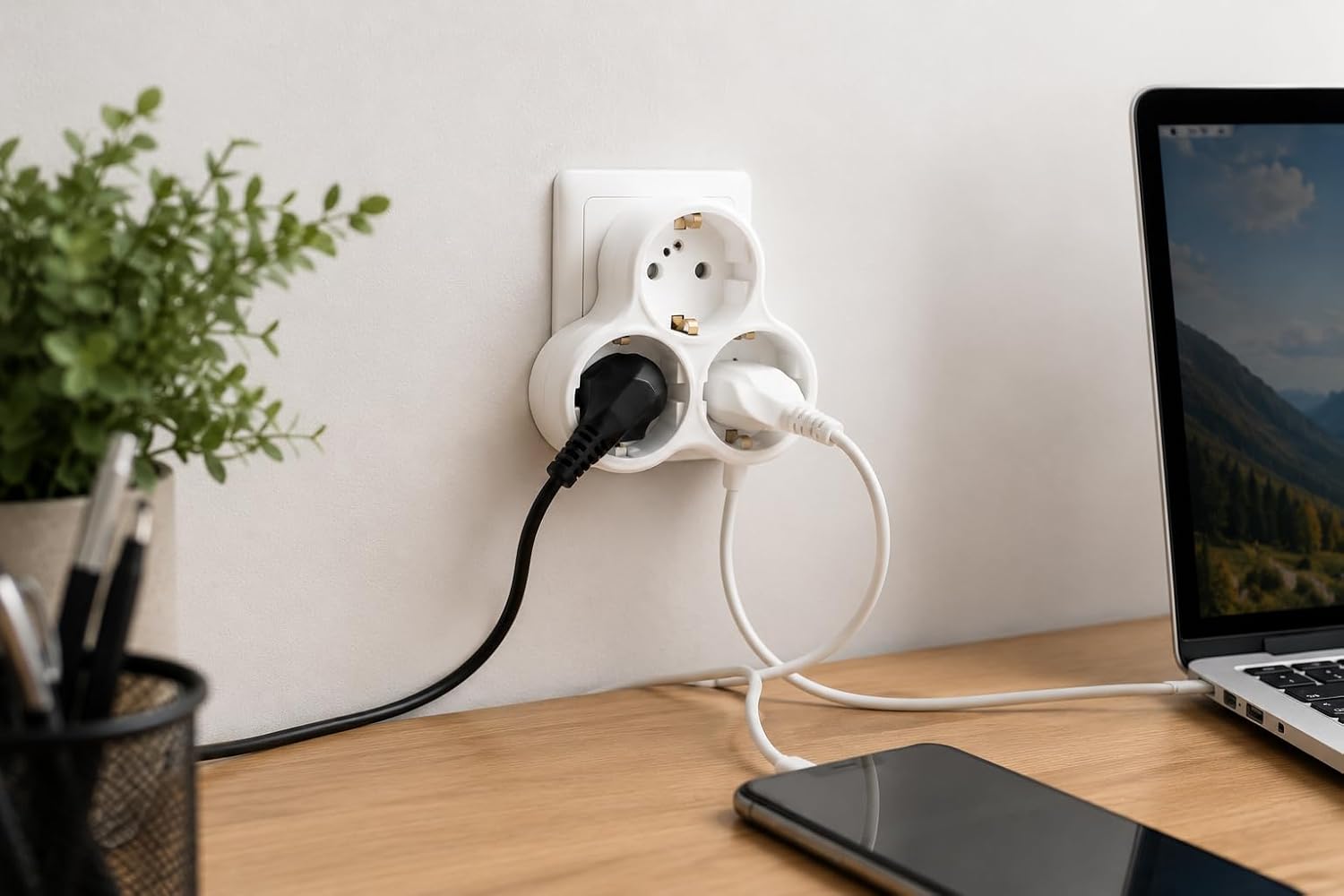 Golyat 3’lü Topraklı Priz Çoklayıcı Fiş,16A, 250V Elektrik Değeri, Maksimum 3600W Güç Kapasitesi, Dayanıklı Plastik Gövde, Güvenli, Elektrik Dağıtımı, Ev, Ofis ve İş Yerleri İçin İdeal