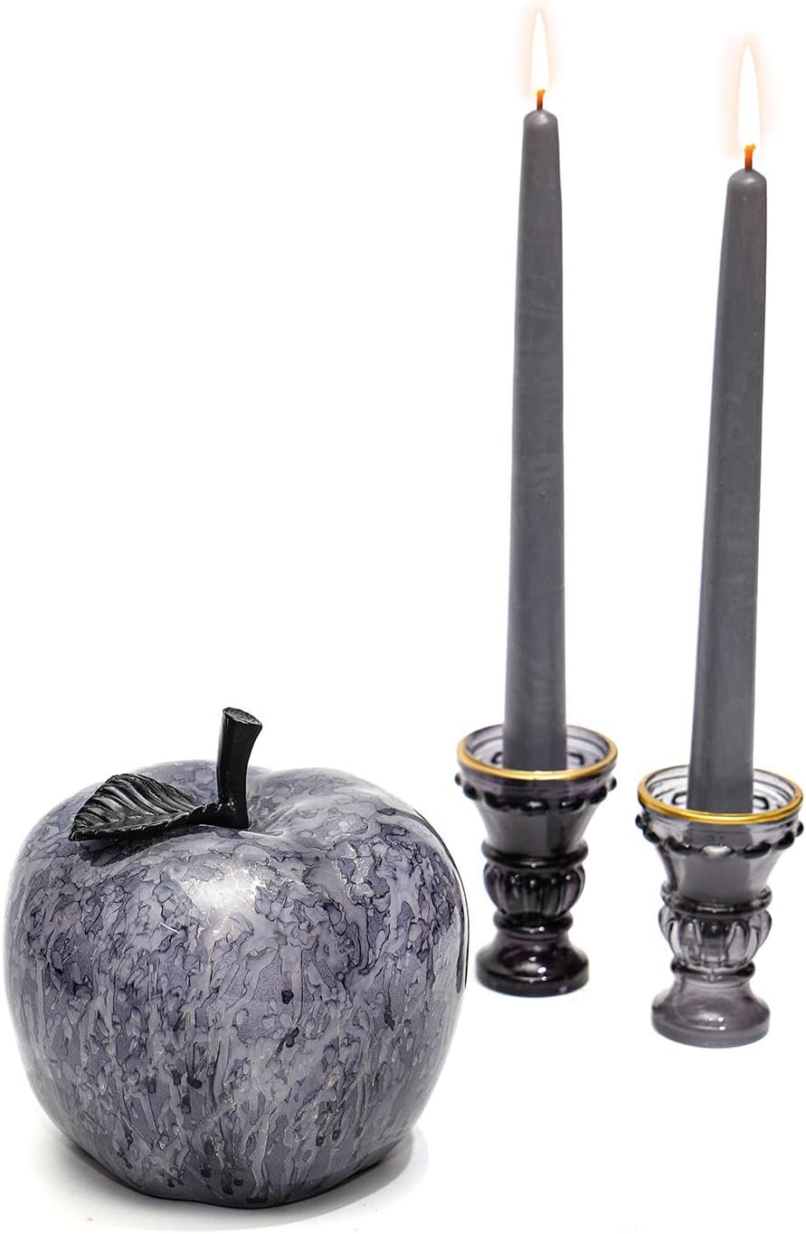 Dekoratif Black Apple Heykel (16 cm)