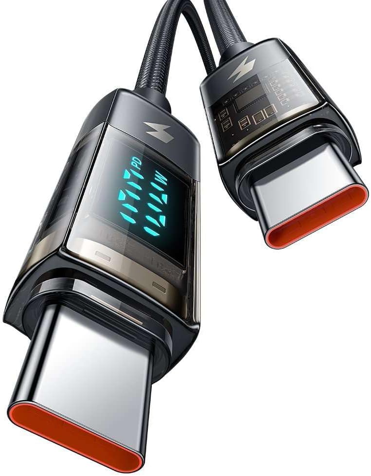 CA-3610 100W TypeC TypeC Hızlı Şarj Data Kablo 1.2m-Siyah