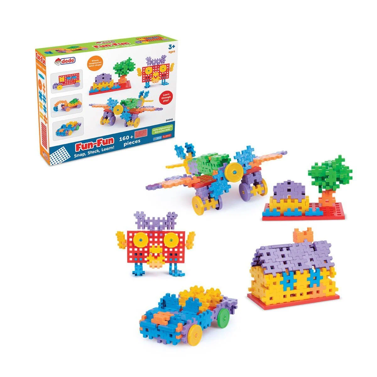 04041 Fun Fun Puzzle 160 Parça -Dede