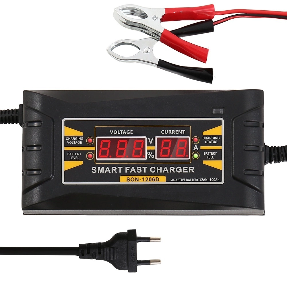 SON-1206D 12 Volt 6 Amper Dijital Göstergeli Akıllı Akü Şarj Cihazı