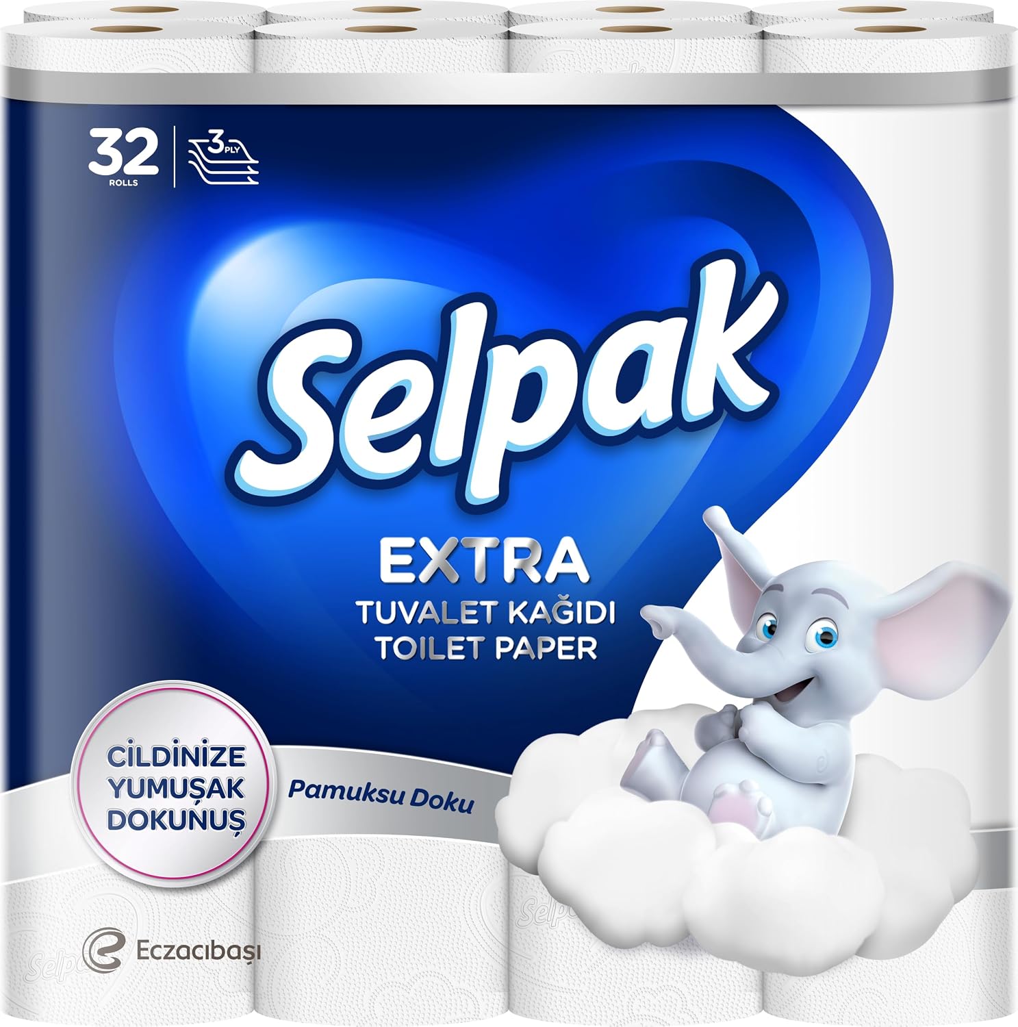 Extra Pamuklu Tuvalet Kağıdı 32'li