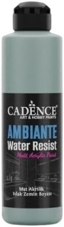 AMBIENTE ISLAK ZEMİN BOYASI AW-12 KÜF YEŞİLİ 250ML + KATALİZÖR 10GR