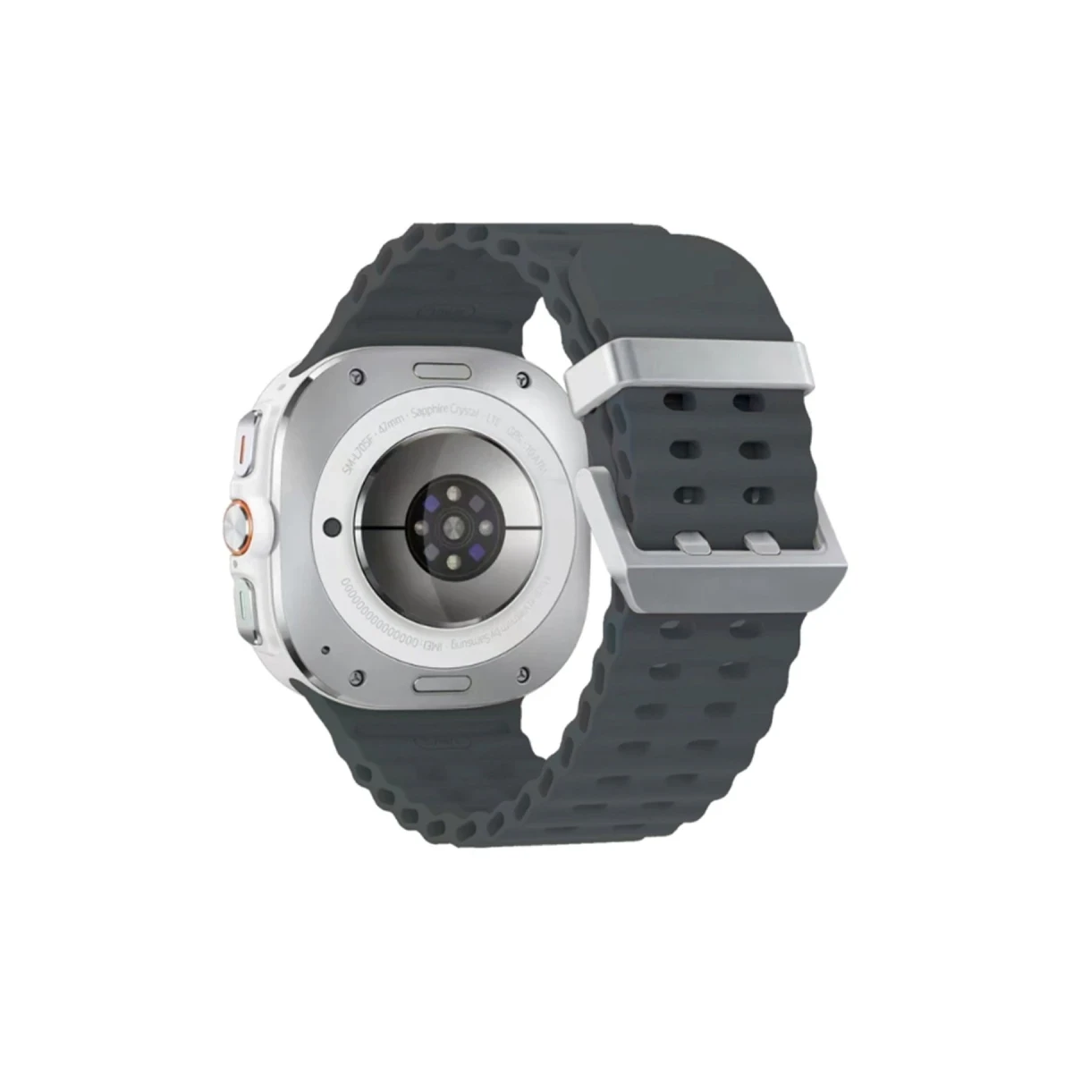 Watch 7 Ultra KR417 Rug Silikon Kordon - Koyu Gri